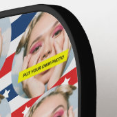 Gepersonaliseerd Grappige Beste Vriend Foto Pickleball Paddle (Links Detail)