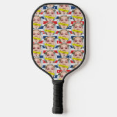 Gepersonaliseerd Grappige Beste Vriend Foto Pickleball Paddle (Achterkant)