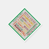 Gepersonaliseerd Grateful Autumn Herfst Servet (Hoek)