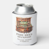 Gepersonaliseerd gratis bier Volwassen Verjaardag  Blikjeskoeler (Blikje Voorkant)