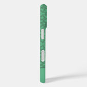 Gepersonaliseerd grijsgroen patroon Case-Mate iPhone case (Achterkant / Rechts)