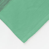Gepersonaliseerd grijsgroen patroon fleece deken (Hoek)