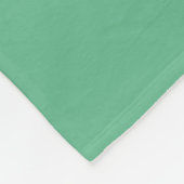 Gepersonaliseerd grijsgroen patroon fleece deken (Hoek)