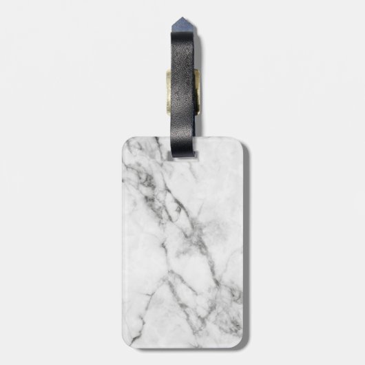 Gepersonaliseerd grijze Bagagelabel (Achterkant verticaal)