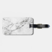 Gepersonaliseerd grijze Bagagelabel (Achterkant horizontaal)