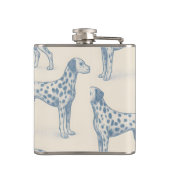 Gepersonaliseerd Grilleg Charmant Dalmatiër Patroo Heupfles (Achterkant)