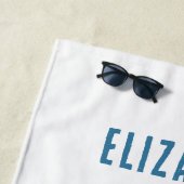 GEPERSONALISEERD GRILLIG, KLEURRIJK ZEEPAARDJE STRANDLAKEN (In situ)