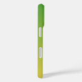Gepersonaliseerd groen en geel ombre Case-Mate iPhone case (Achterkant / Rechts)