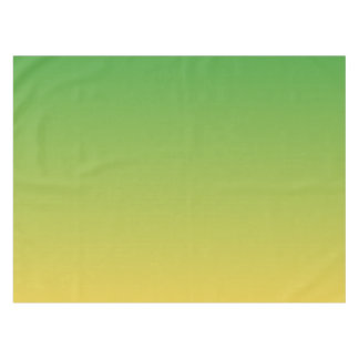 Gepersonaliseerd groen en geel ombre tafelkleed