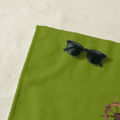 Gepersonaliseerd Groen met de Scheppen van de Ocea Strandlaken (In situ)