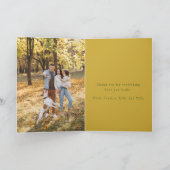 Gepersonaliseerd groen Monogram Moeder Moederdag Kaart (Binnen)