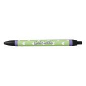 Gepersonaliseerd: Groen Paars Witte Harde Inkt Pen (Voorkant)