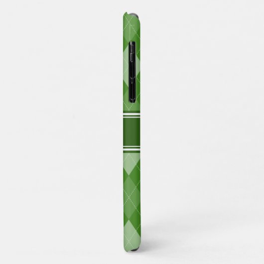 Gepersonaliseerd Groen patroon met klaver Case-Mate iPhone Case (Achterkant/links)