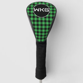 Gepersonaliseerd Groen Pset Golf Club Head Hoesje Golfheadcover