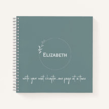 Gepersonaliseerd groen "Schrijf je volgende hoofds