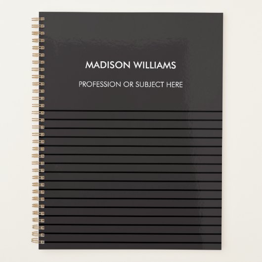 Gepersonaliseerd groen spiraal Notitieboek (Voorkant)