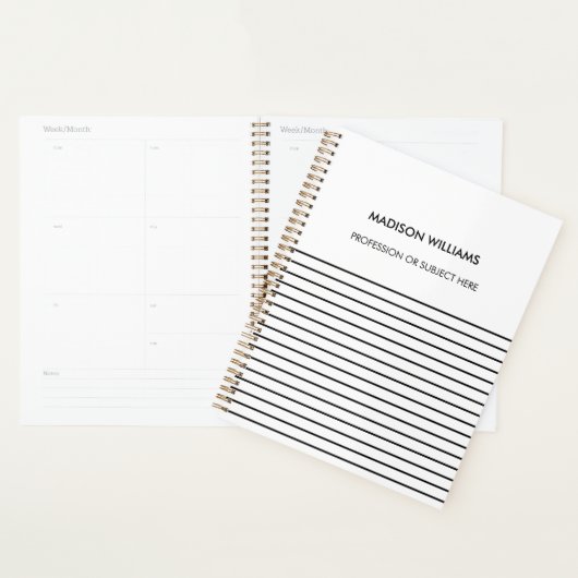 Gepersonaliseerd groen spiraal Notitieboek (Display)