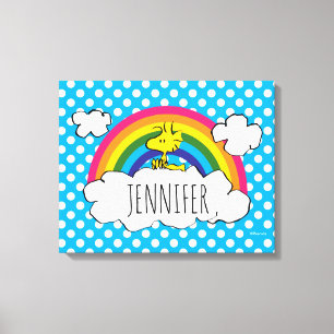 Gepersonaliseerd grondhout   Jouw namen toevoegen Canvas Afdruk