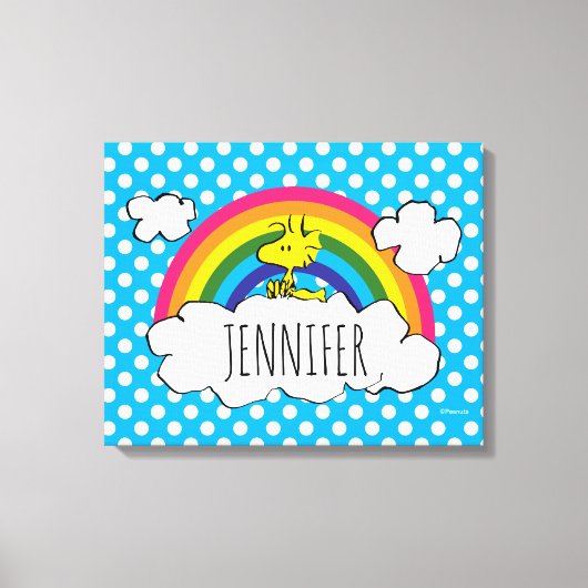 Gepersonaliseerd grondhout | Jouw namen toevoegen Canvas Afdruk (Voorkant)