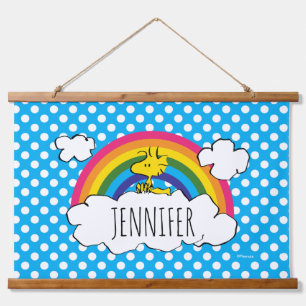 Gepersonaliseerd grondhout   Jouw namen toevoegen Hangend Wandkleed