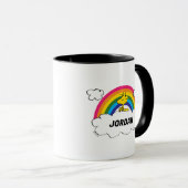 Gepersonaliseerd grondhout | Jouw namen toevoegen Mok (Voorkant rechts)