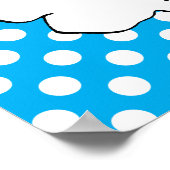 Gepersonaliseerd grondhout | Jouw namen toevoegen Poster (Hoek)