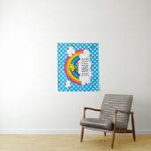 Gepersonaliseerd grondhout | Jouw namen toevoegen Wandkleed (In situ)