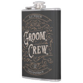 Gepersonaliseerd Groomsmen Gift Heupfles (Links)