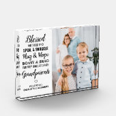 Gepersonaliseerd grootouders gedicht modern fotoblokken (Links)