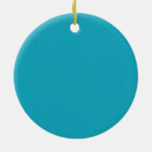 Gepersonaliseerd grootst kerstfeest keramisch ornament (Achterkant)