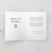 Gepersonaliseerd Grote kleindochter Verjaardagsged Aankondiging (Binnen)