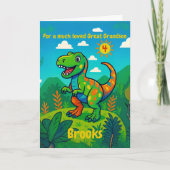 Gepersonaliseerd Grote Kleinzoon Verjaardagsgedich Aankondiging (Voorkant)