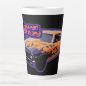 Gepersonaliseerd grote koffiebeker latte mok (Voorkant)