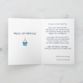 Gepersonaliseerd Grote Neef met Hond Verjaardagsge Aankondiging (Binnen)