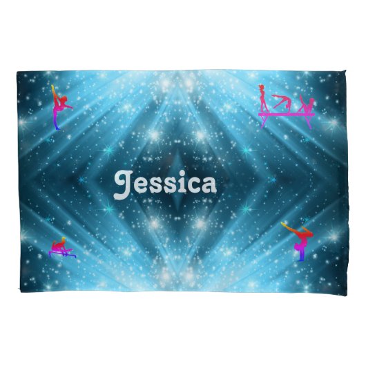 GEPERSONALISEERD GYMNASTIEKKUSSEN - VOEG JOUW NAAM KUSSENSLOOP (Voorkant)