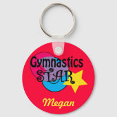 Gepersonaliseerd gymnastiekSleutelhanger Sleutelhanger (Voorkant)