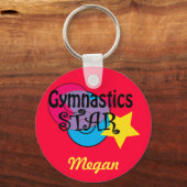 Gepersonaliseerd gymnastiekSleutelhanger Sleutelhanger (Voorkant)