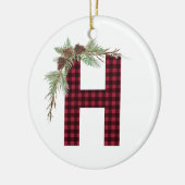 Gepersonaliseerd H-monogram Ornament (Links)