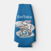 Gepersonaliseerd haaiensurfen flesjeskoeler (Voorkant)