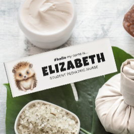 Gepersonaliseerd Hallo Mijn naam is hedgehog magne Naambadge