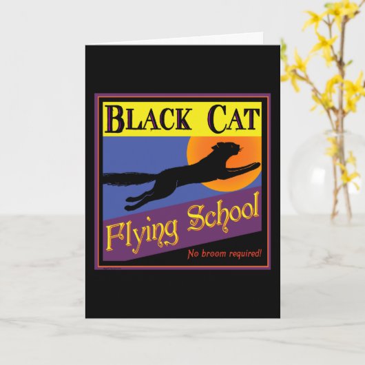 Gepersonaliseerd  Halloween Art Wenskaart Kaart (Gele Bloem)