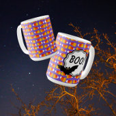 Gepersonaliseerd Halloween Crazy Candy Corn Black  Koffiemok