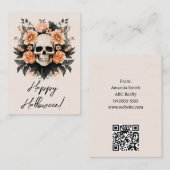 Gepersonaliseerd Halloween Pop door Notitiekaartje (Voorkant / Achterkant)