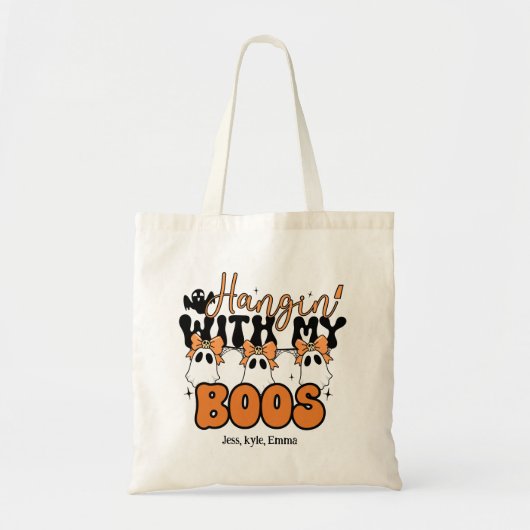 Gepersonaliseerd Halloween Tas – Hangin’ With My B (Voorkant)