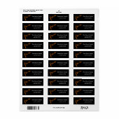 Gepersonaliseerd Halloween Wees eng Etiket (Full Sheet)