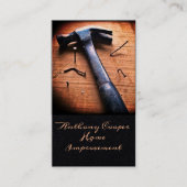 Gepersonaliseerd hamerafbeelding visitekaartje (Voorkant)