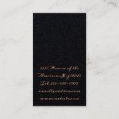 Gepersonaliseerd hamerafbeelding visitekaartje (Achterkant)