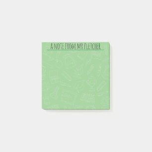 Gepersonaliseerd handboek voor schoolbenodigdheden post-it® notes