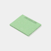 Gepersonaliseerd handboek voor schoolbenodigdheden post-it® notes (Schuin)