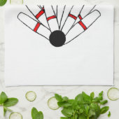 Gepersonaliseerd handdoekjes voor schouwwerk theedoek (Gevouwen)